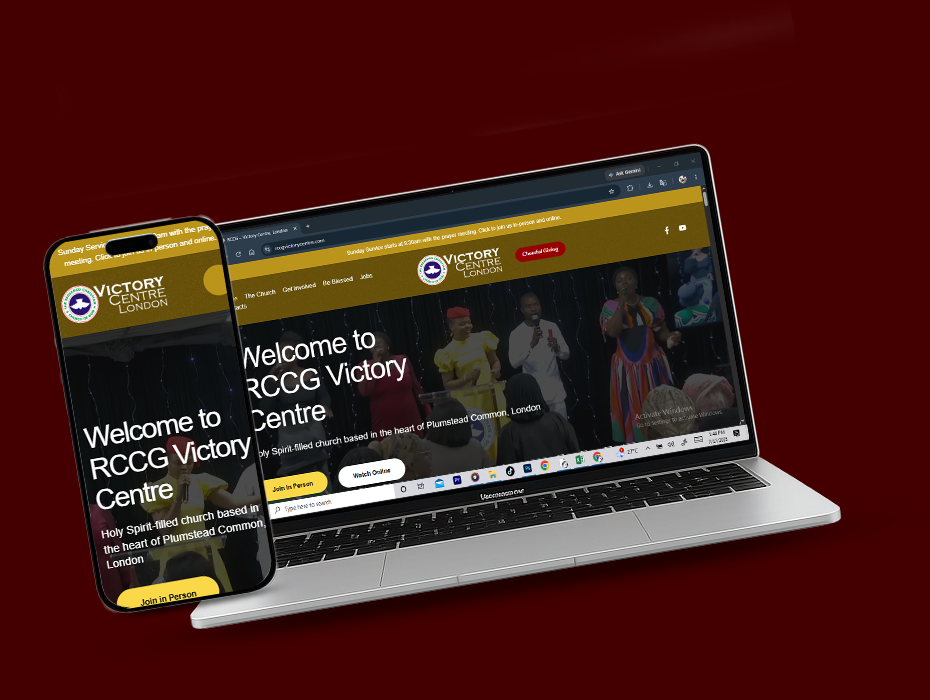 RCCG Victory Centre Screen